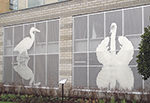 Perforated image panels