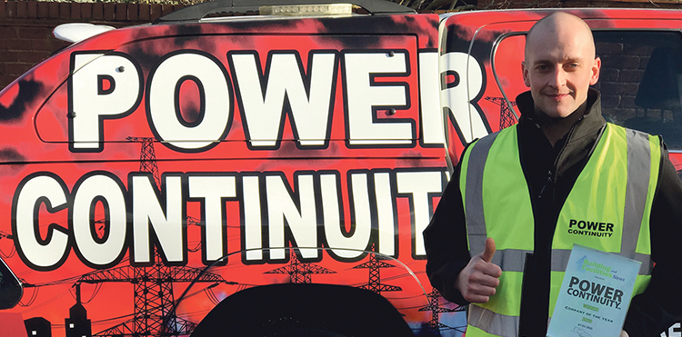 Power Continuity – 2020 winner ‘Company of the Year’